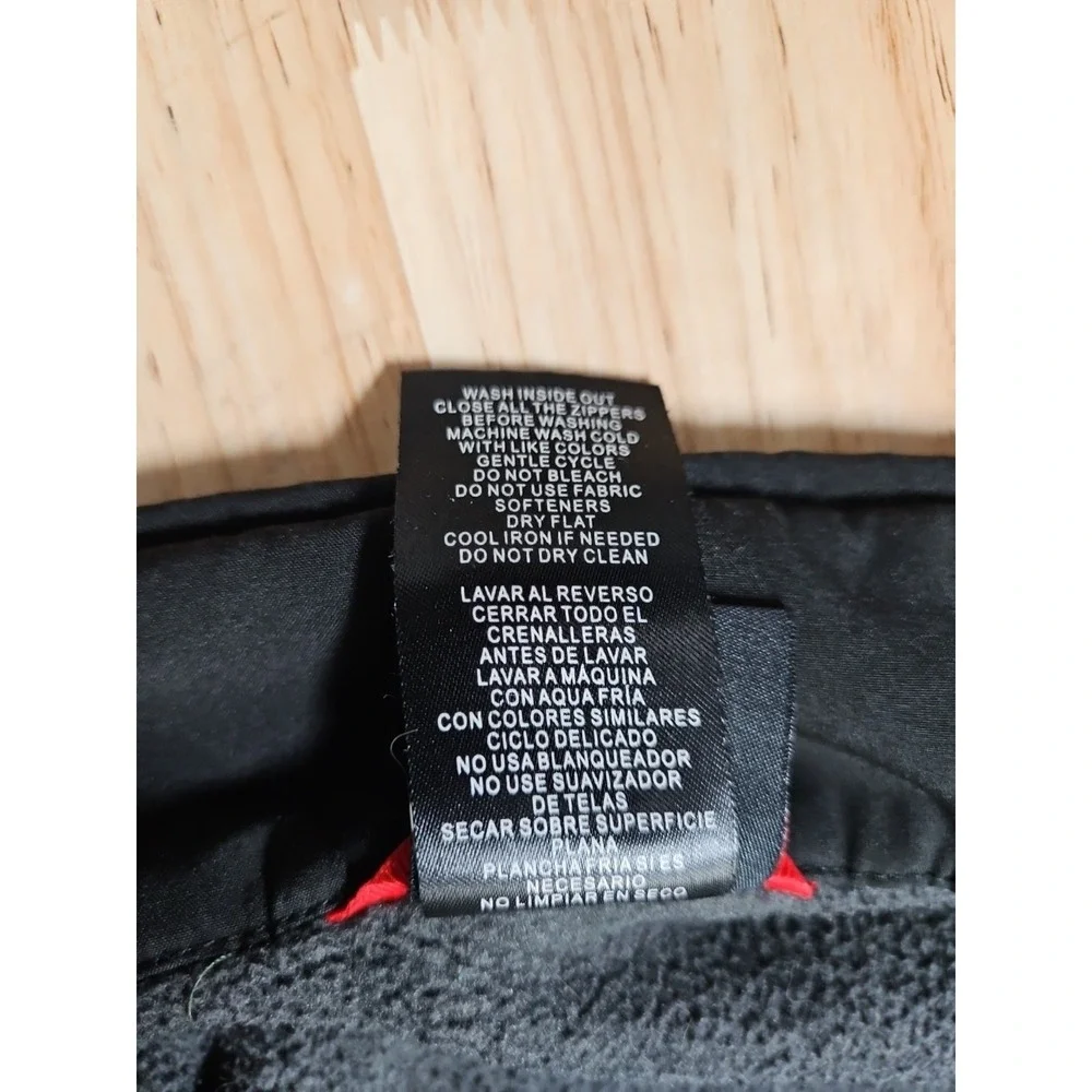 Gerry Men's Full Zip Mixed Media Jacket Size Large Black And Gray